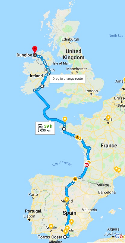 road trip map
